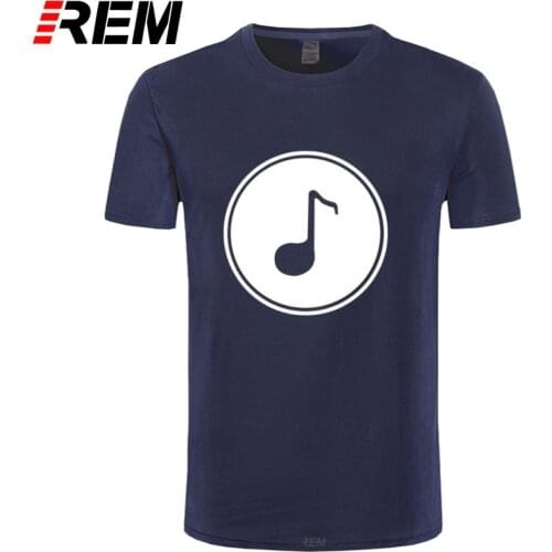Men Loose T Shirt O-neck Earphone Music Marks Me Printed Loose Casual White T-shirt Summer Tshirt Men Tees Tops