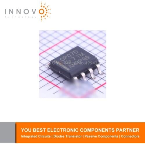 INNOVO 10pcs/lot OP07DDR LMC6032IMX/NOPB AD8602ARZ-REEL7 OPA177GS NJMOP-07E-TE1 GS8332-SR SOP-8 New original