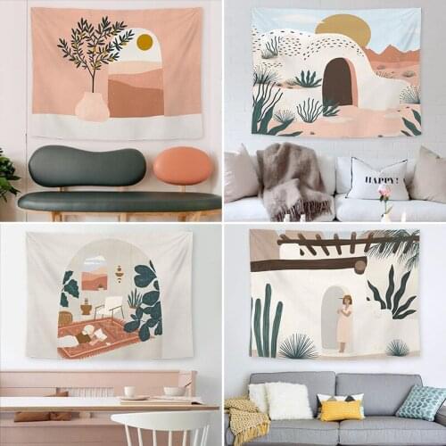 Kawaii Room Decor Tapestry Aesthetic Room Decor For Bedroom Kidroom Painting Cloth Hanging Tapestry Wall Decoration