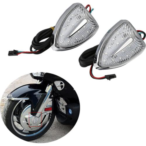 Aero Head Marker Red Indicator Lights For Honda Goldwing GL 1800 Airbag 12-17