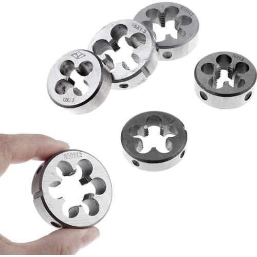 M12 M14 M16 M18 M20 HSS Machine Right Hand Screw Thread Metric Plug Tap & Round Die