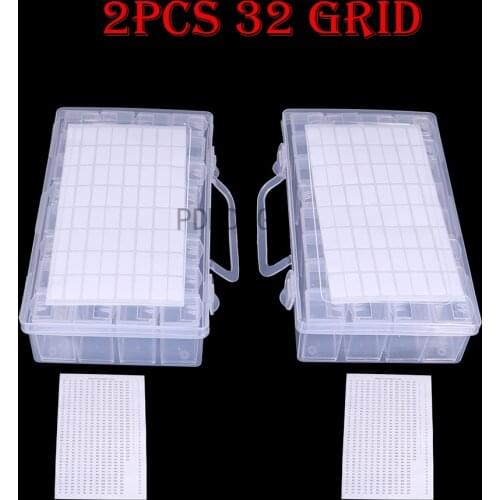 2Pack 32 Grids 5D Diamond Painting Kit Embroidery Moasic Storge Box Diamonds Jewlery Sewing Nail Container Accessories Organizer