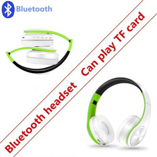 NEW earphone bluetooth headphones wireless stereo Helmet bass music headset with SD Card playback Charging headset
