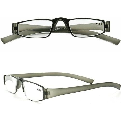 XL-leg retro square Reading Glasses Rectangular men women fashion lightweight reader 1.0 1.5 2.0 2.5 3.0 3.5 Stylish LH233