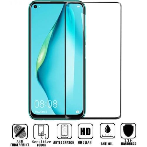 Full Protective Glass on for Huawi P40 Lite Tempered Glass for Huawi P40 Lite Screen Protector for Huawi P40 Lite