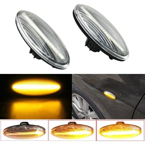 Sequential Dynamic Side Marker Light LED Turn signal Lamp For Toyota Yaris Mk2 P9 RAV4 Mk3 Auris Mk1 E15 COROLLA 07-10
