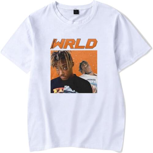 R.I.P Juice Wrld T Shirt Hip Hop Popular Men T-shirt 90s Streetwear Fashion Retro T Shirt Summer Casual Short Sleeve T-shirt