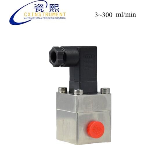 Oil Flow Meter with 3~300 ml/min All stainless steel Material Female thread connection 0.2% Accuracy Fuel Flow Meter