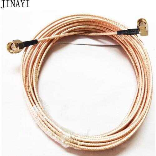 SMA Male Right Angle to SMA Male Plug Jumper Pigtail Cable 50-1.5 RG316 1m 3m 10m