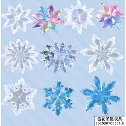 Earring Pendants Silicone Mold DIY Crystal UV Epoxy Resin Mould Necklace Bracelet Jewelry Making Tools Handmade Crafts