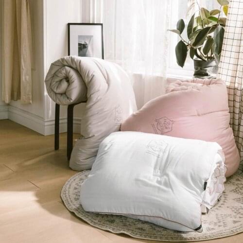 Papa&Mima Quilted Quilts Thin Thick Comforters Twin Double Queen Size Bedding Filler