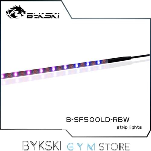 Bykski PC Case RGB LED Strip 5V ARGB 50cm/100cm, Cool Symphony/ Wave /Marquee Light Bar, Support M/B SYNC Or Controller