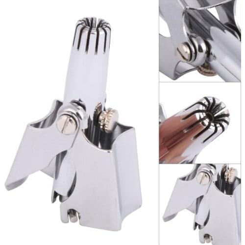 Stainless Steel Manual Washing Nose Trimmer Device Mechanical Nose Hair Trimmer Shaving And Hair Removal Tool