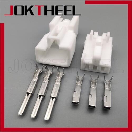 1-20 sets sumitomo 2.2mm 3 pin white male female electric Reading lamp plug auto connector 6520-0577 MG641035