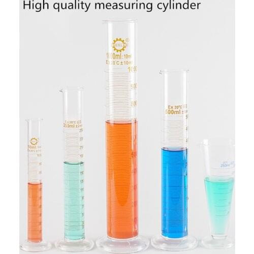 High Quality Laboratory Glass Measuring Cylinder 50ml100ml250ml500ml1000ml2000ml Measuring Cup