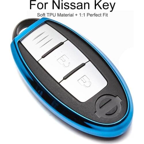 TPU Protection Car Key Cover Case Cap For Nissan X Trail T31 Leaf Micra K12 Almera N16 Tiida C11 Key Chain Ring Shell Styling