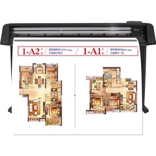 2020 New technology automatic professional paper electric cutting trimmer 1300mm with camera