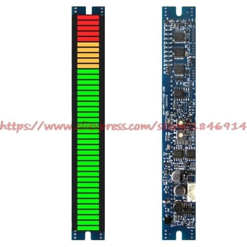 The 40 section column VU table module for audio signal, level indicator, sense of volume