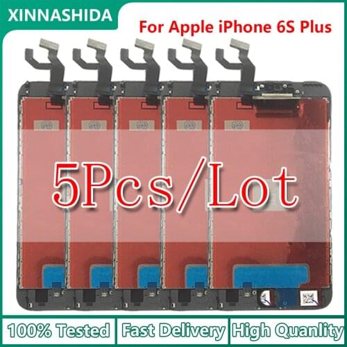5pcs/lot LCD Display For Apple iPhone 6S plus LCD Display Touch Screen Replacement For Apple iPhone 6S plus