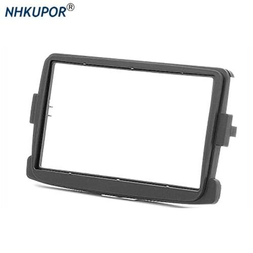 11-297 2 Din Car Radio Stereo Fascia Panel Frame DVD Dash Installation Kit for Renault Duster 2010+ Logan 2013+ Sandero 2012