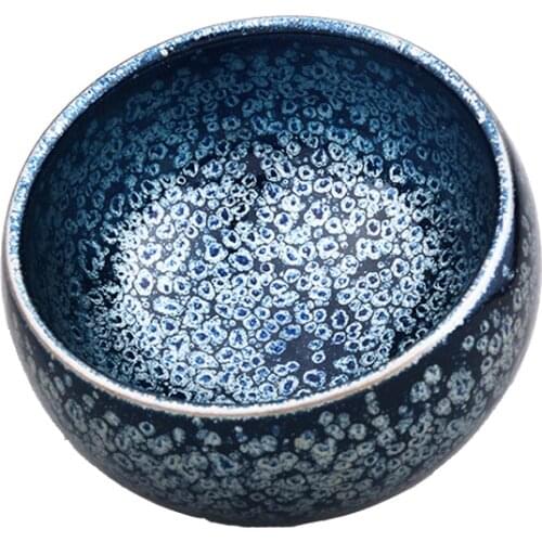 Jianzhan Rare Skyeye Vintage Tea Bowl Chinaware Raku Ware Chinese Kung Fu Teacups Ceramic Handmade