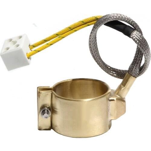 55mm Inner Diameter 30~40mm Height Brass Band Heater 110V/220V/380V 230W/270W/300W Electric Heating Ring for Extruder