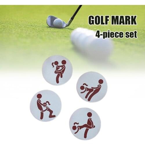 Golf Ball Marker Wooden Personalized Weatherproof Golf Ball Accessories Creative Gifts for Golf Lovers MC889