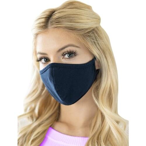 Adult Navy Blue Cloth Facemask Fashion Anti-dust Bandana Scarf Face Sheild Washable Reusable Mondkapjes Halloween Mask Cosplay