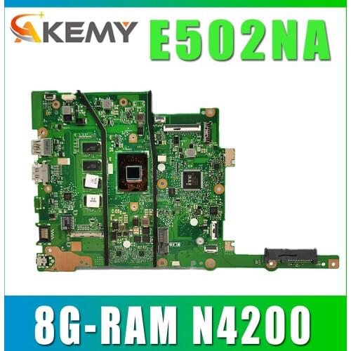 Akemy 90NB0DI0-R00070 Laptop motherboard For E502N E502NA E402N E402NA E402NAS E502NAS mainboard W/ 8G-RAM N4200