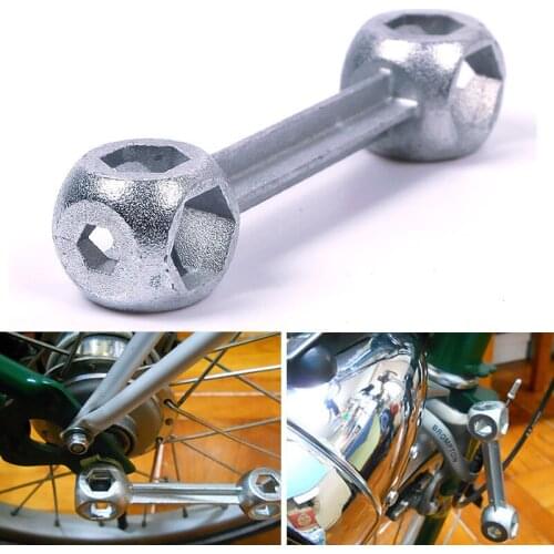 Bicycle Bike Cycle Mini Pocket Hexagon Wrench Spanner Multi Repair Tool Multipurpose Keychain Scooter Garage Gadget