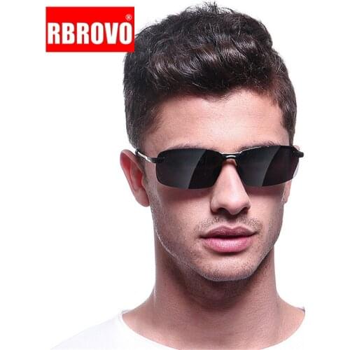 RBROVO 2021 Classic Color Changing Sunglasses Men Brand Designer Metal Polarized Glasses Women Travel Driving Oculos De Sol