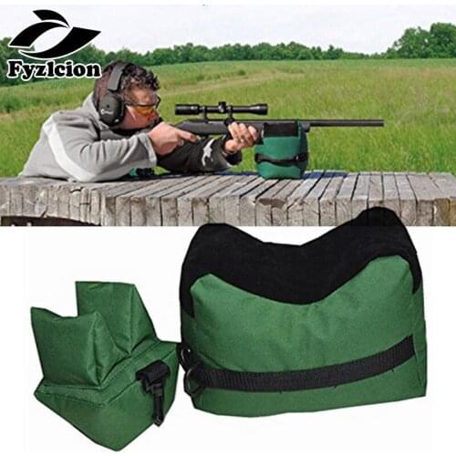 Hunting Accessories Portable Shooting Rear Gun Rest Bag Set Front & Rear Rifle Target Hunting Bench Unfilled Stand