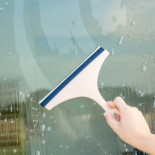 Window Squeegees Glass Cleaning Wiper Brush Eco-Friendly Soft Glass Scraper Glass Wiper Cleaner Household Glass Cleaning Tool