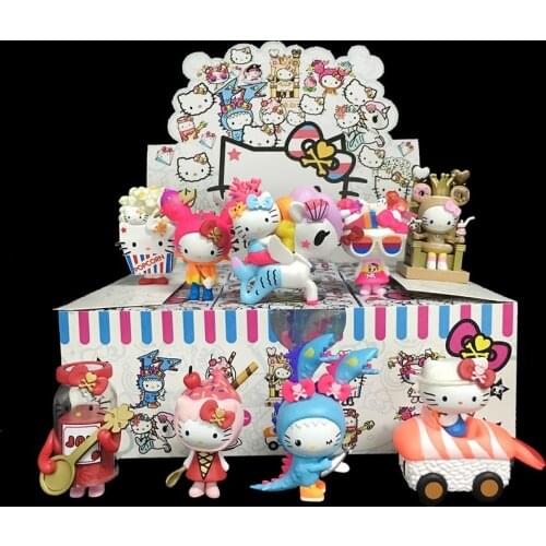 Original Tokidoki HelloKitty Series Figure Model Blind Box Doll Decoration Toy Gift Collections