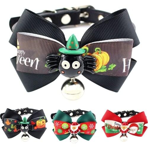 Halloween Christmas Dog Pet Collar Padded Extra Small Large Medium Small Dog Collar vest Dogs Supplies Pet Product Decor
