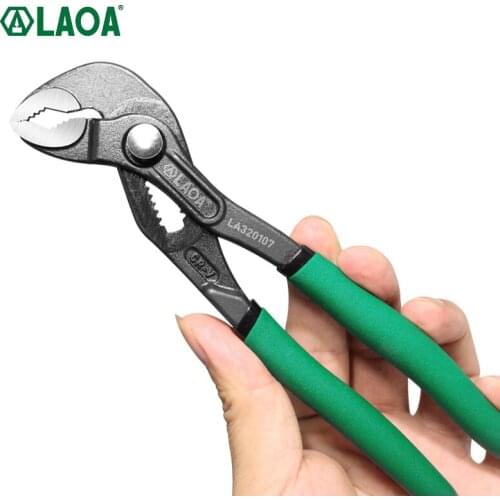 LAOA Water Pump Pliers Water Pipe Wrench Large Mouth Pipe Pliers Adjustable Movable Forceps Multifunctional Water Pipe Pliers