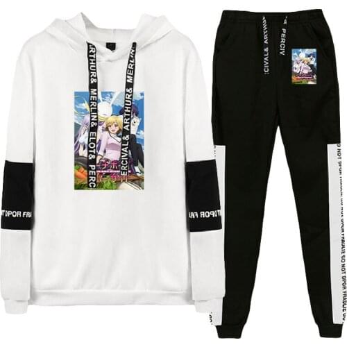 Kawaii Anime Peach Boy Riverside Tracksuit Sportswear Sets Spring Autumn Casual Tracksuits Men/women Sweatpants Track Suit Set