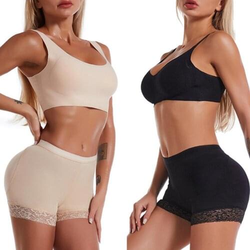 Shorts Shapewear Panties Lace Padded Full Hip Enhancer Elasticity Buttock Enhancer High Lifter Underwear Shapewear Panties N9Z9