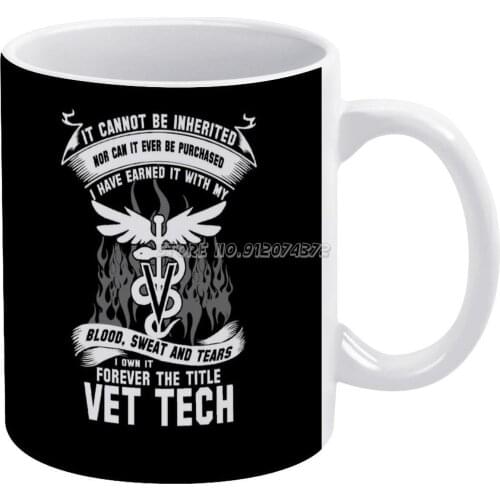 Funny Veterinary T Shirts Vet Vet Institute Vet Vet Te Coffee Mugs 330ml Creative Travel Mug and Cup Office Drinkware Mugs Tazza