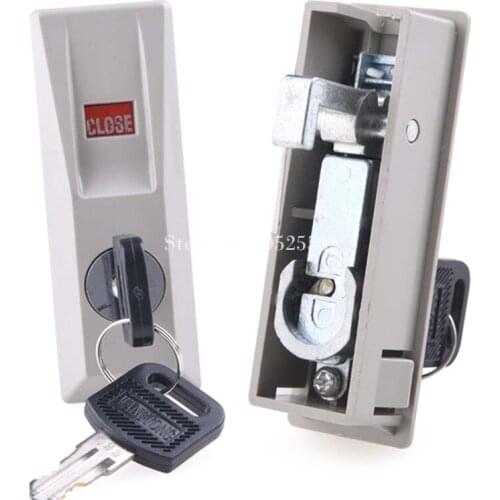 Move the door of modern style File Cabinet Lock Sliding Door Lock Furnoture Cabinet Locks with 2 Keys K46