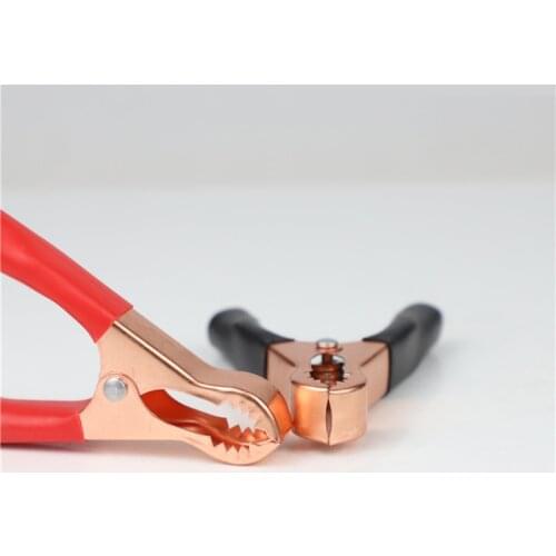Alligator Clip Connector Plug Pack of 2 50A Red + Black 80 Power Supply mm Alligator Car Caravan Battery Test Cord Clip Best Pro