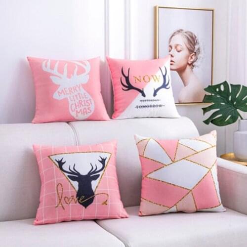 50*50cm soft comfortable cushion pillow square bedside living room theme sofa pillow for home office decoration Plump cushion