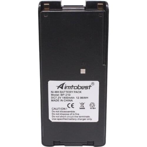 BP210 BP-210N BP-209 1800mAh NI-MH battery for ICOM IC-V8 IC-V82 IC-A24 IC-A6 IC-F3G IC-F30 IC-F40 IC-F11 IC-F22 IC-F4G Radio
