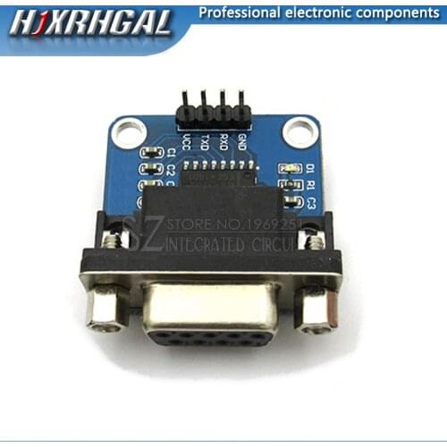 5pcs MAX3232 RS232 to TTL Serial Port Converter Module DB9 Connector MAX232 new hjxrhgal