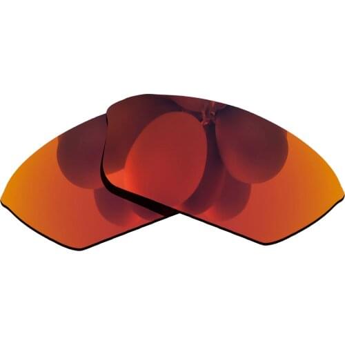 Polarized Sunglasses Replacement Lenses for-half wire XL Frame - Fire Red