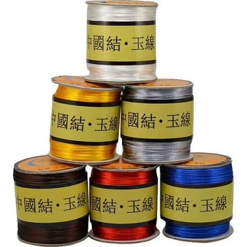 1Roll wire 1.5 mm 60 meters long Wire rope line red lines Woven cord waist chain line DIY Wholesale