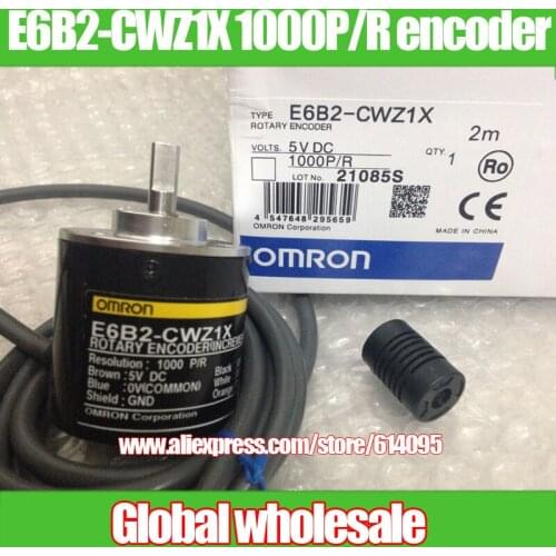 1pcs E6B2-CWZ1X 1000P/R encoder for Omron / 1000 line test speed rotary encoder / incremental encoder