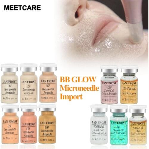 12Pcs Korean Cosmetics Stayve BB Cream Glow Ampoule Serum MesoWhite Brightening Serum For Whitening Acne Anti-Aging Treatment
