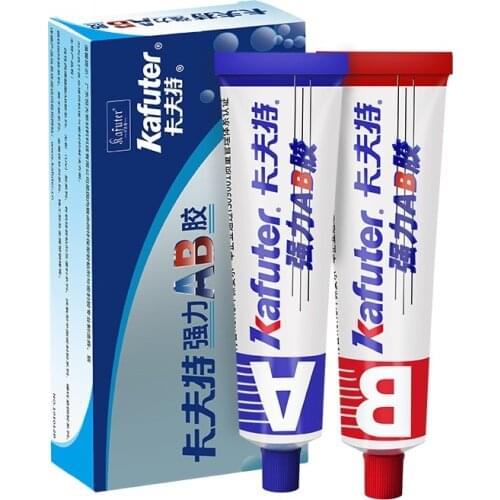 2pcs Strong Adhesive Gel Industrial Heat Resistance Cold Weld Metal Repair Paste A&B Adhesive Gel