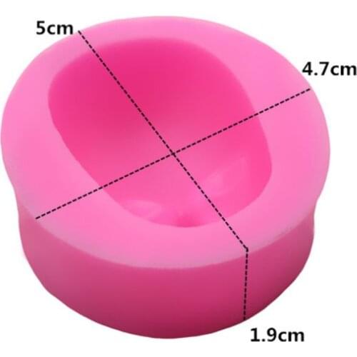 2021 Food Grade Silicone 3D Baby Face Girl Head Shape DIY Chocolate Mold Fondant Candy Soap Polymer Clay Crafting Mould Baking